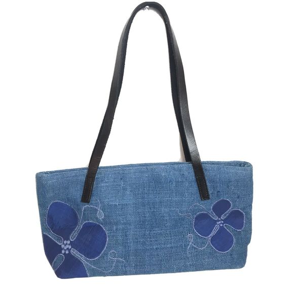 Happa Collections Burlap Floral Purse - Picture 1 of 9